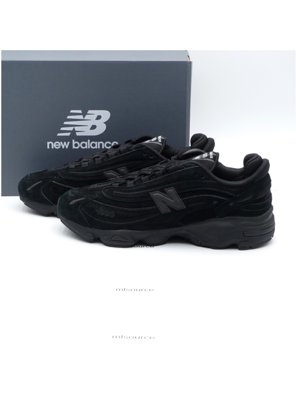 NEW Size 14 Men's New Balance 1000 Suede Sneakers M1000LA Black Cat Suede